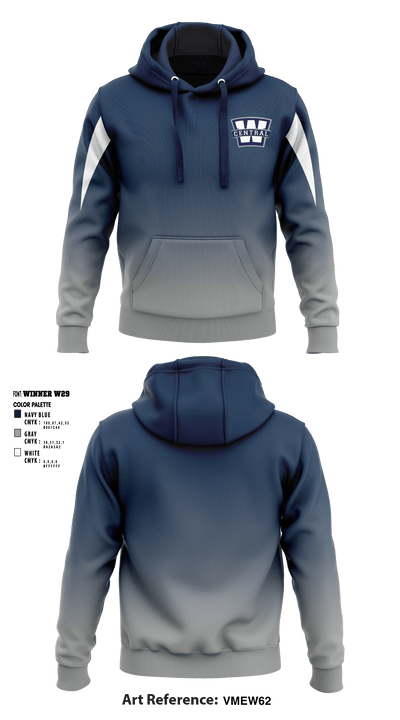 Warren Central High School Volleyball 59063240 Hoodie - 1