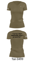 Maximum Effort 31100923 Women's Short Sleeve V-neck Shirt - 23