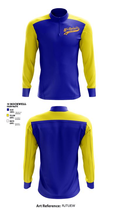 Wellpinit High School 29870162 Quarter Zip Jacket - 1