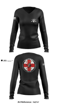 C-Co 2-153 Medics 26047956 Women's Long Sleeve V-neck Shirt - 1