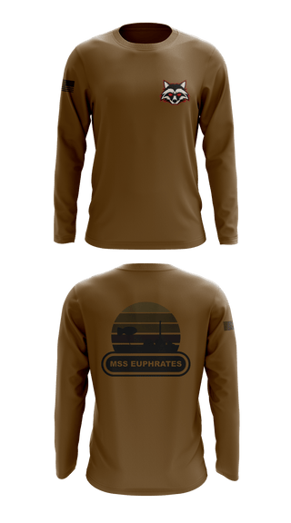 Long Sleeve Performance Shirt, B-114, Army, Teamtime, Team time, sublimation, custom sports apparel, team uniforms, spirit wear, spiritwear, sports uniforms, custom shirts, team store, custom team store, fundraiser sports, apparel fundraiser