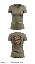 Spartan 1-9 8971871 Women's Short Sleeve V-neck Shirt - 2