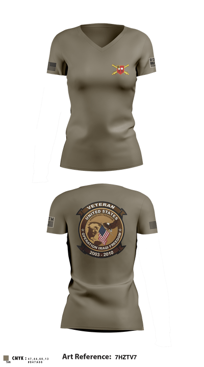 Spartan 1-9 8971871 Women's Short Sleeve V-neck Shirt - 2