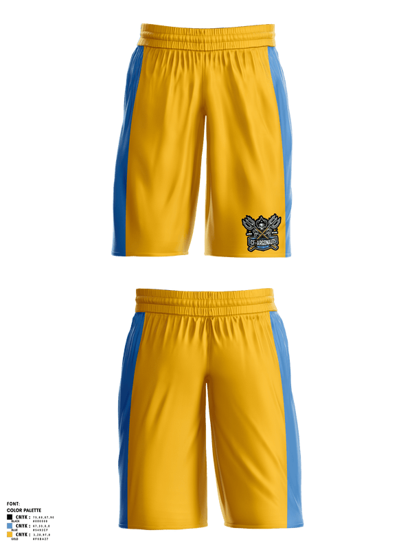 Mens Reversible Basketball Shorts, CF-ARGONAUTS, Ice Hockey, Teamtime, Team time, sublimation, custom sports apparel, team uniforms, spirit wear, spiritwear, sports uniforms, custom shirts, team store, custom team store, fundraiser sports, apparel fundraiser