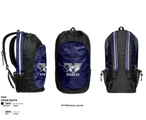 Gear Bag, Hornedo Middle School Volleyball, Women's Volleyball, Teamtime, Team time, sublimation, custom sports apparel, team uniforms, spirit wear, spiritwear, sports uniforms, custom shirts, team store, custom team store, fundraiser sports, apparel fundraiser