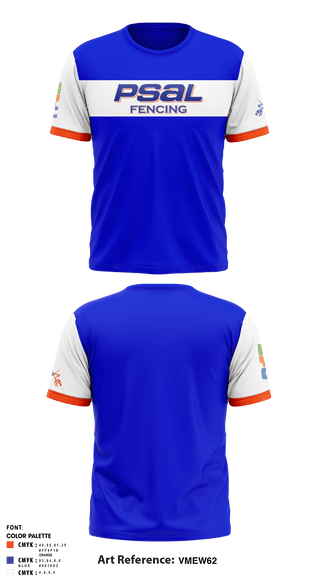 Short Sleeve Performance Shirt, PSAL Fencing, Spirit Store, Teamtime, Team time, sublimation, custom sports apparel, team uniforms, spirit wear, spiritwear, sports uniforms, custom shirts, team store, custom team store, fundraiser sports, apparel fundraiser