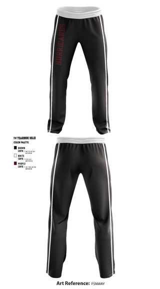 Sweatpants, Hurricanes, Men's Basketball, Teamtime, Team time, sublimation, custom sports apparel, team uniforms, spirit wear, spiritwear, sports uniforms, custom shirts, team store, custom team store, fundraiser sports, apparel fundraiser