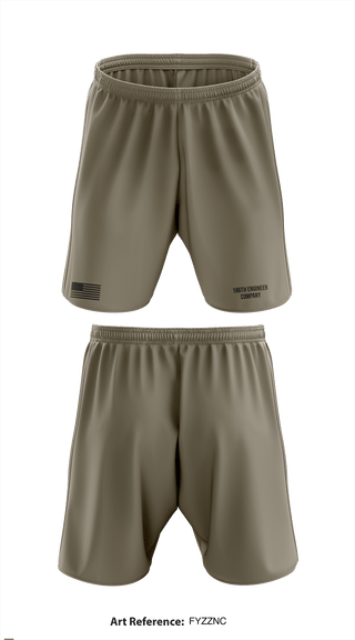 Athletic Shorts With Pockets, 186th Engineer Company, National Guard, Teamtime, Team time, sublimation, custom sports apparel, team uniforms, spirit wear, spiritwear, sports uniforms, custom shirts, team store, custom team store, fundraiser sports, apparel fundraiser