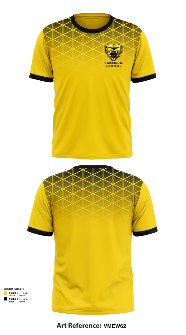 Short Sleeve Performance Shirt, Watson Chapel Junior High School Basketball, Men's Basketball, Teamtime, Team time, sublimation, custom sports apparel, team uniforms, spirit wear, spiritwear, sports uniforms, custom shirts, team store, custom team store, fundraiser sports, apparel fundraiser
