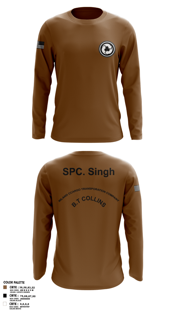 Long Sleeve Performance Shirt, 227TH ICTC, Army, Teamtime, Team time, sublimation, custom sports apparel, team uniforms, spirit wear, spiritwear, sports uniforms, custom shirts, team store, custom team store, fundraiser sports, apparel fundraiser