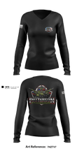Patterson Firearms 56268617 Women's Long Sleeve V-neck Shirt - 1