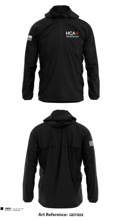 HCA HEALTHCARE 97224522 Windbreaker - 3