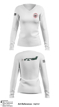 LifeNet Air 56206605 Women's Long Sleeve V-neck Shirt - 2