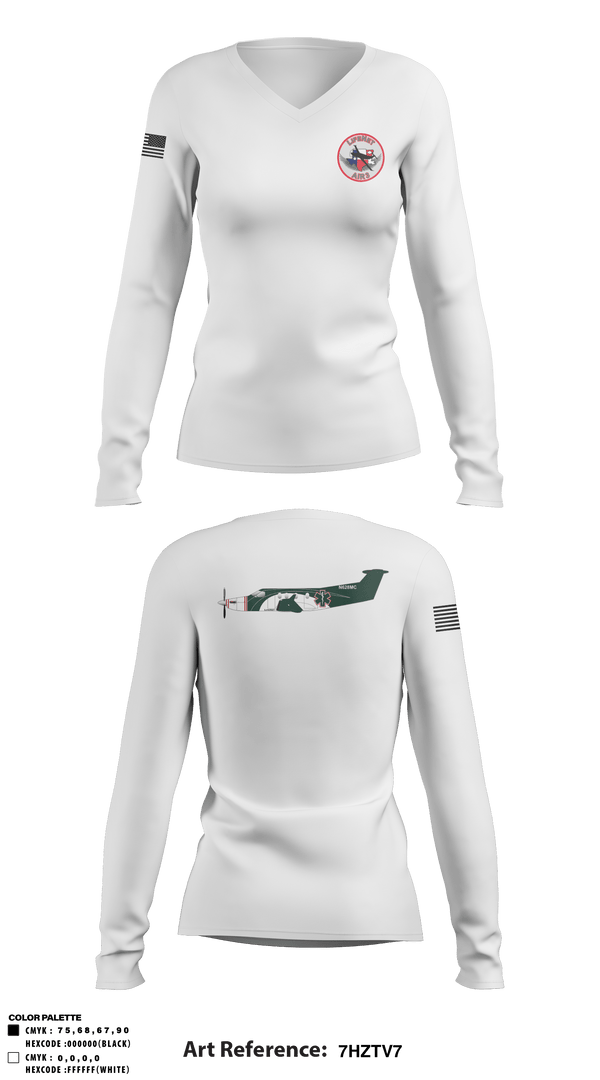 Women's Long Sleeve Vneck Shirt, , Fire Department, Teamtime, Team time, sublimation, custom sports apparel, team uniforms, spirit wear, spiritwear, sports uniforms, custom shirts, team store, custom team store, fundraiser sports, apparel fundraiser