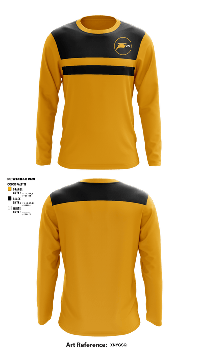 Nanakuli High School Golf 63365402 Long Sleeve Performance Shirt - 1