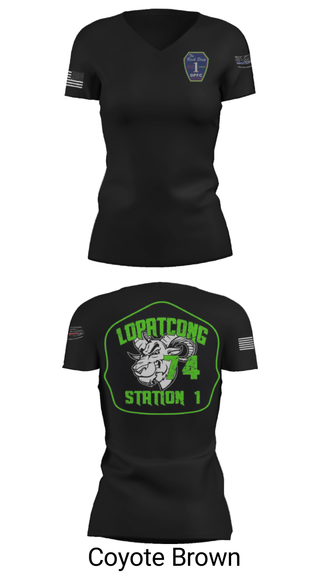 Women's Short Sleeve Vneck Shirt, , Fire Department, Teamtime, Team time, sublimation, custom sports apparel, team uniforms, spirit wear, spiritwear, sports uniforms, custom shirts, team store, custom team store, fundraiser sports, apparel fundraiser