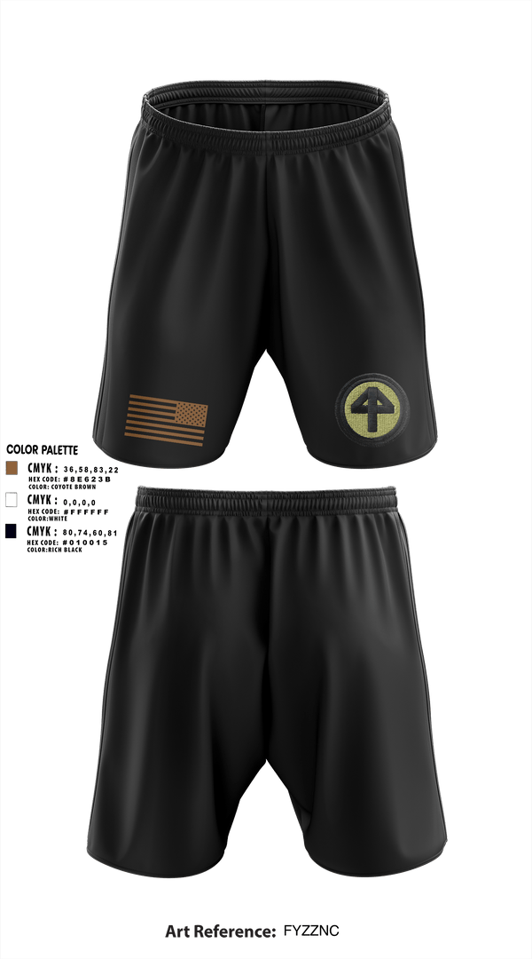 Athletic Shorts With Pockets, HHC 1-114 Infantry Brigade, , Teamtime, Team time, sublimation, custom sports apparel, team uniforms, spirit wear, spiritwear, sports uniforms, custom shirts, team store, custom team store, fundraiser sports, apparel fundraiser