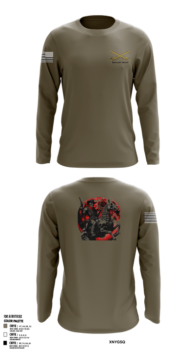 Outlaw troop 93323562 Long Sleeve Performance Shirt - 1