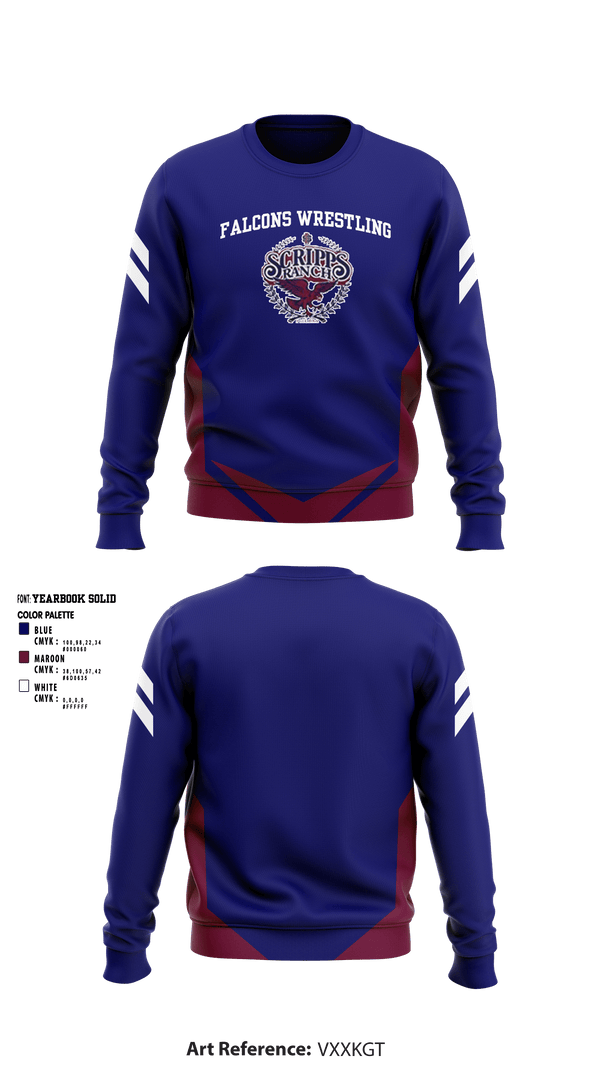 Crew Neck Sweatshirt, Scripps Ranch High School Wrestling, Wrestling, Teamtime, Team time, sublimation, custom sports apparel, team uniforms, spirit wear, spiritwear, sports uniforms, custom shirts, team store, custom team store, fundraiser sports, apparel fundraiser