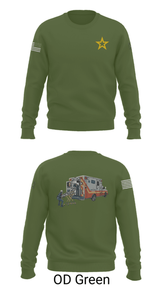 Crew Neck Sweatshirt, , Army, Teamtime, Team time, sublimation, custom sports apparel, team uniforms, spirit wear, spiritwear, sports uniforms, custom shirts, team store, custom team store, fundraiser sports, apparel fundraiser