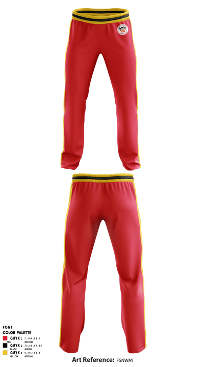 West Valley High School Volleyball 22767979 Sweatpants - 1