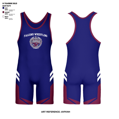 Scripps Ranch High School Wrestling 71222624 Wrestling Singlet - 3