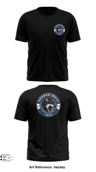 Exodus_wolf1991 44662947 Short Sleeve Performance Shirt - 2