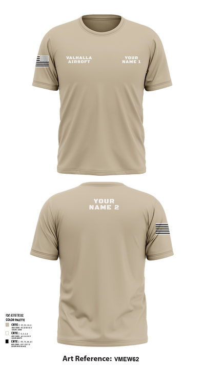 Valhalla Airsoft 98104221 Short Sleeve Performance Shirt - 1