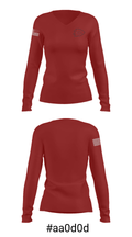 Chopticon High School  Basketball 77174686 Women's Long Sleeve V-neck Shirt - 20