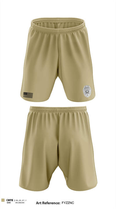 TAYLORSVILLE POLICE DEPARTMENT LT 27466887 Athletic Shorts With Pockets - 3