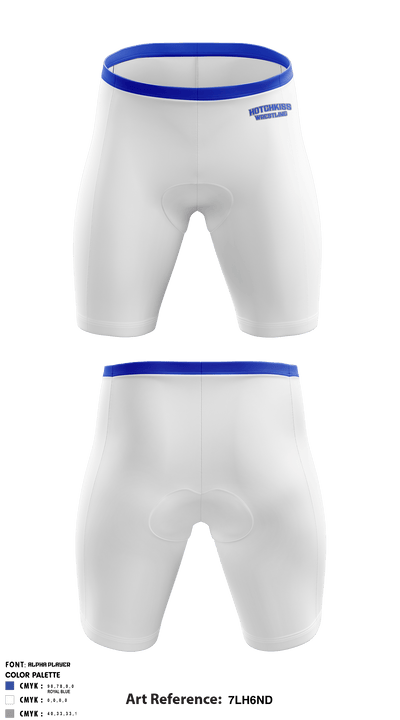 The Hotchkiss School / Hotchkiss Wrestling / Bearcats 19721687 Men's Compression Shorts - 3