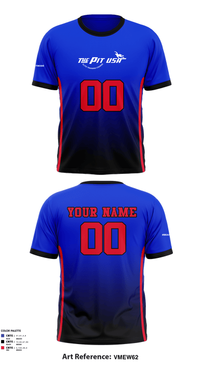 THE PIT U.S.A 78892616 Short Sleeve Performance Shirt - 1