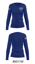 USS OAK HILL LSD 51 23467788 Women's Long Sleeve V-neck Shirt - 7