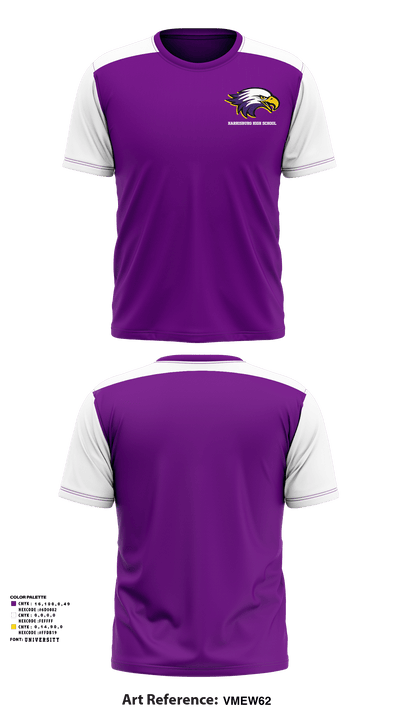 Harrisburg High School Baseball 13049822 Short Sleeve Performance Shirt - 1