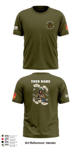 Long Sleeve Performance Shirt, Bravo Battery, 4th Battalion, 3rd Air Defense Artillery Regiment, Army, Teamtime, Team time, sublimation, custom sports apparel, team uniforms, spirit wear, spiritwear, sports uniforms, custom shirts, team store, custom team store, fundraiser sports, apparel fundraiser