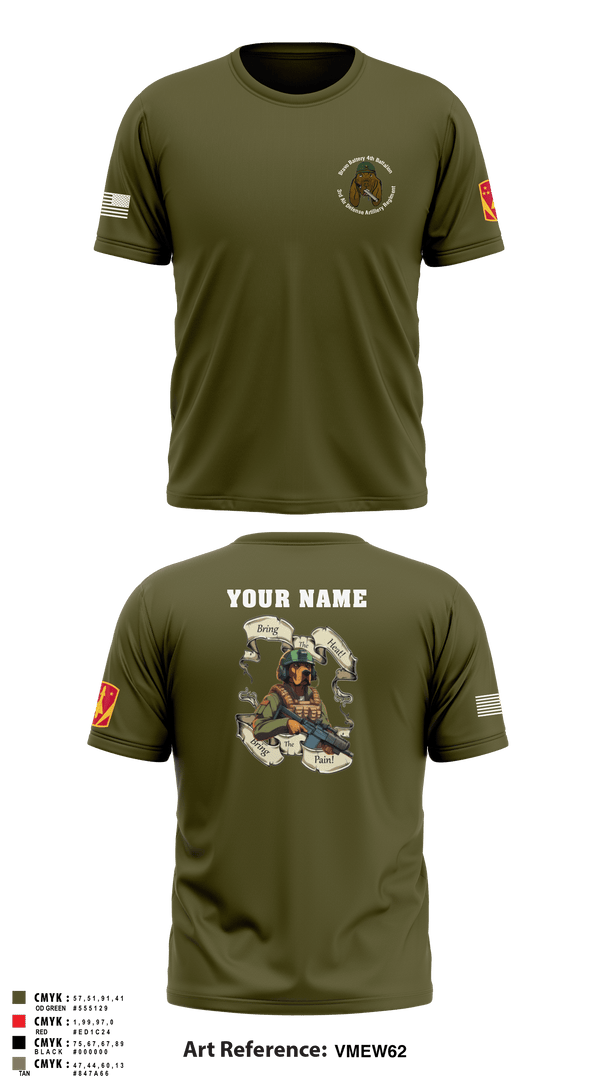Long Sleeve Performance Shirt, Bravo Battery, 4th Battalion, 3rd Air Defense Artillery Regiment, Army, Teamtime, Team time, sublimation, custom sports apparel, team uniforms, spirit wear, spiritwear, sports uniforms, custom shirts, team store, custom team store, fundraiser sports, apparel fundraiser