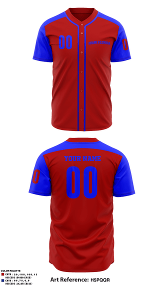 Two Button Baseball Jersey, Miami Florida, Baseball, Teamtime, Team time, sublimation, custom sports apparel, team uniforms, spirit wear, spiritwear, sports uniforms, custom shirts, team store, custom team store, fundraiser sports, apparel fundraiser