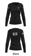 Echo pol 1/126 avn 6177830 Women's Long Sleeve V-neck Shirt - 38