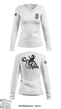 SPD TACTICAL RESPONSE TEAM 13504986 Women's Long Sleeve V-neck Shirt - 2