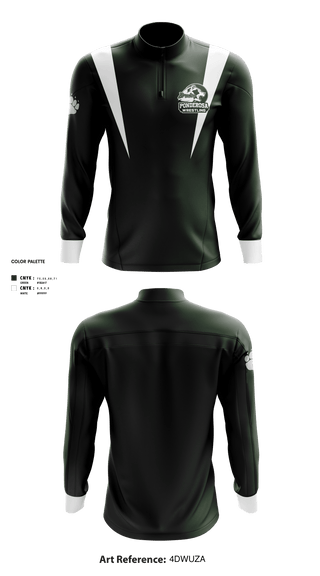 Quarter Zip Jacket, Ponderosa High School Wrestling, Wrestling, Teamtime, Team time, sublimation, custom sports apparel, team uniforms, spirit wear, spiritwear, sports uniforms, custom shirts, team store, custom team store, fundraiser sports, apparel fundraiser