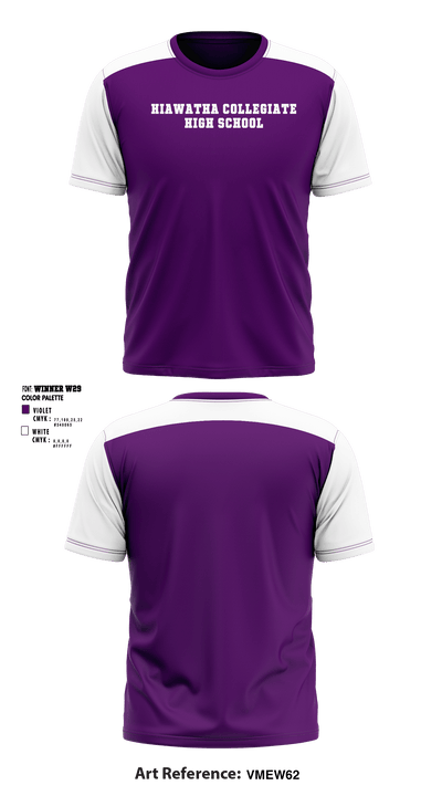Hiawatha Collegiate High School 13501736 Short Sleeve Performance Shirt - 1