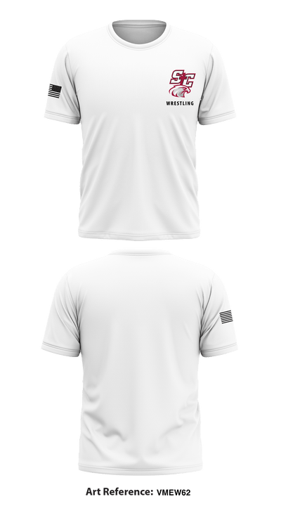 Santiam Christian School Wrestling 60304138 Short Sleeve Performance Shirt - 11