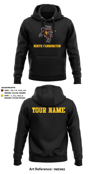 North Farmington High School Basketball 37037275 Hoodie - 32