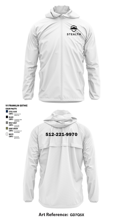 Stealth customs 84323734 Windbreaker - 7