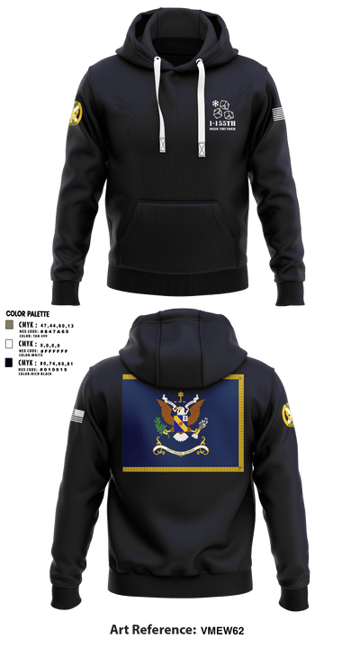 1-155th Dixie Thunder 83572891 Hoodie - 3