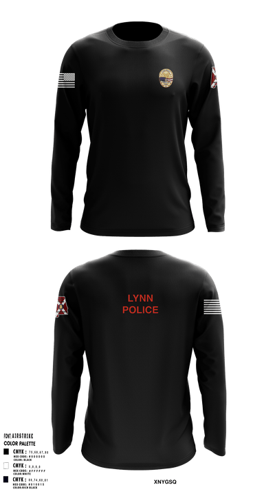 Lynn Police Department 639749293 Long Sleeve Performance Shirt - 2