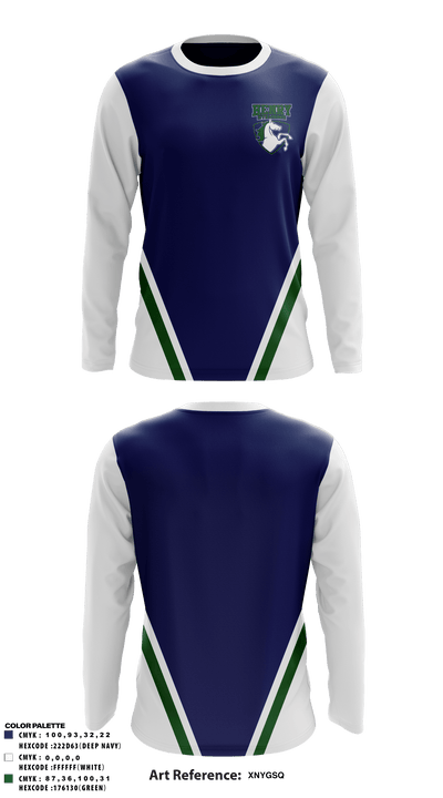 Henry Steubing Elementary 74583731 Long Sleeve Performance Shirt - 1