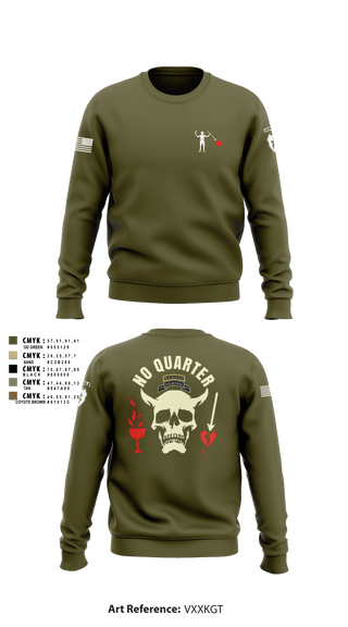 Crew Neck Sweatshirt, , Army, Teamtime, Team time, sublimation, custom sports apparel, team uniforms, spirit wear, spiritwear, sports uniforms, custom shirts, team store, custom team store, fundraiser sports, apparel fundraiser