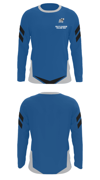 Long Sleeve Performance Shirt, Grays Harbor College Golf, Golf, Teamtime, Team time, sublimation, custom sports apparel, team uniforms, spirit wear, spiritwear, sports uniforms, custom shirts, team store, custom team store, fundraiser sports, apparel fundraiser