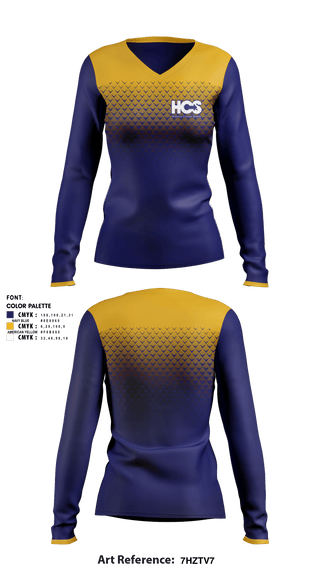 Women's Long Sleeve Vneck Shirt, Hobgood Charter School, Spirit Store, Teamtime, Team time, sublimation, custom sports apparel, team uniforms, spirit wear, spiritwear, sports uniforms, custom shirts, team store, custom team store, fundraiser sports, apparel fundraiser